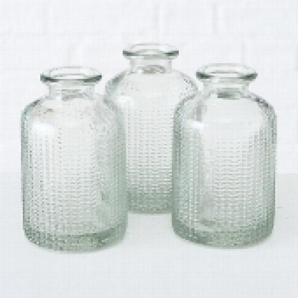 Flasche 3er Set mit Muster